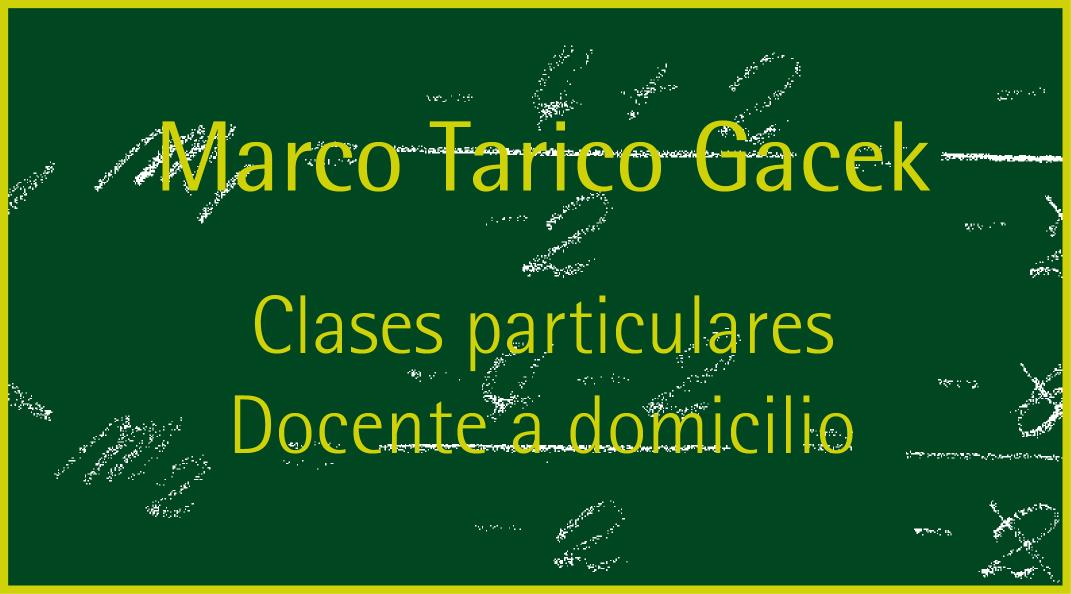 CLASES PARTICULARES!!!